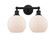 Edison Two Light Bath Vanity in Matte Black (405|6162WBKG1218)