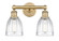 Edison Two Light Bath Vanity in Brushed Brass (405|6162WBBG442)