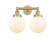 Edison Two Light Bath Vanity in Brushed Brass (405|6162WBBG2018)