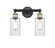 Edison Two Light Bath Vanity in Black Antique Brass (405|6162WBABG802)