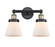 Edison Two Light Bath Vanity in Black Antique Brass (405|6162WBABG61)