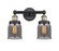 Edison Two Light Bath Vanity in Black Antique Brass (405|6162WBABG53)