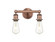 Edison Two Light Bath Vanity in Antique Copper (405|6162WAC)