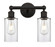 Edison Two Light Bath Vanity in Antique Brass (405|6162WABG804)