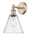 Edison One Light Wall Sconce in Polished Nickel (405|6161WPNGBC81)