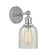 Edison One Light Wall Sconce in Polished Chrome (405|6161WPCG2511)
