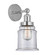 Edison One Light Wall Sconce in Polished Chrome (405|6161WPCG182)