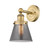 Edison One Light Wall Sconce in Brushed Brass (405|6161WBBG63)