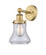 Edison One Light Wall Sconce in Brushed Brass (405|6161WBBG192)