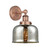 Edison One Light Wall Sconce in Antique Copper (405|6161WACG78)