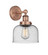 Edison One Light Wall Sconce in Antique Copper (405|6161WACG74)