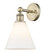 Downtown Urban One Light Wall Sconce in Antique Brass (405|6161WABGBC81)