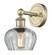 Edison One Light Wall Sconce in Antique Brass (405|6161WABG92)