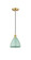 Edison One Light Mini Pendant in Satin Gold (405|6161PSGMBD75SF)