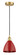 Edison One Light Mini Pendant in Satin Gold (405|6161PSGMBD75RD)