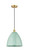 Edison One Light Mini Pendant in Satin Gold (405|6161PSGMBD12SF)