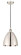 Edison One Light Mini Pendant in Polished Nickel (405|6161PPNMBD9PN)