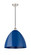 Edison One Light Mini Pendant in Polished Nickel (405|6161PPNMBD16BL)