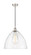 Edison One Light Pendant in Polished Nickel (405|6161PPNGBD164)