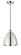 Edison One Light Mini Pendant in Polished Chrome (405|6161PPCMBD9PC)
