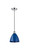 Edison One Light Mini Pendant in Polished Chrome (405|6161PPCMBD75BL)