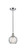 Edison One Light Mini Pendant in Polished Chrome (405|6161PPCG12156)