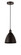 Edison One Light Mini Pendant in Oil Rubbed Bronze (405|6161POBMBD75OB)