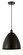 Edison One Light Mini Pendant in Oil Rubbed Bronze (405|6161POBMBD12OB)