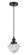 Edison One Light Mini Pendant in Matte Black (405|6161PHBKG532)