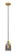 Edison One Light Mini Pendant in Brushed Brass (405|6161PHBBG53)