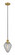 Downtown Urban One Light Pendant in Brushed Brass (405|6161PHBBG165)