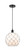 Edison One Light Mini Pendant in Matte Black (405|6161PBKG12110RW)