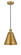 Edison LED Mini Pendant in Brushed Brass (405|6161PBBMBC8BBLED)