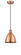 Edison One Light Mini Pendant in Antique Copper (405|6161PACMBD75AC)