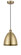 Edison LED Mini Pendant in Antique Brass (405|6161PABMBD9ABLED)