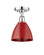 Edison One Light Semi-Flush Mount in Polished Chrome (405|6161FPCMBD75RD)