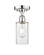 Edison One Light Semi-Flush Mount in Polished Chrome (405|6161FPCG802)