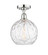 Edison One Light Semi-Flush Mount in Polished Chrome (405|6161FPCG121510)