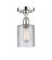 Edison One Light Semi-Flush Mount in Polished Chrome (405|6161FPCG112)