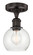 Edison One Light Semi-Flush Mount in Oil Rubbed Bronze (405|6161FOBG1246) Edison One Light Semi-Flush Mount in Oil Rubbed Bronze (405|6161FOBG1246)