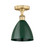 Edison One Light Semi-Flush Mount in Brushed Brass (405|6161FBBMBD75GR)