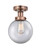 Edison One Light Semi-Flush Mount in Antique Copper (405|6161FACG2028) Edison One Light Semi-Flush Mount in Antique Copper (405|6161FACG2028)