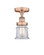 Edison One Light Semi-Flush Mount in Antique Copper (405|6161FACG182S)