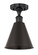 Edison One Light Semi-Flush Mount in Antique Brass (405|6161FABMBC8AB)