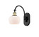 Ballston One Light Wall Sconce in Black Antique Brass (405|5181WBABG91)