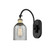 Ballston One Light Swing Arm in Black Antique Brass (405|5181WBABG257)