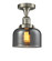 Franklin Restoration One Light Semi-Flush Mount in Brushed Satin Nickel (405|5171CHSNG73)