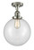 Franklin Restoration LED Semi-Flush Mount in Polished Nickel (405|5171CHPNG20210LED)