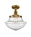 Franklin Restoration LED Semi-Flush Mount in Brushed Brass (405|5171CHBBG544LED)