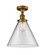 Franklin Restoration LED Semi-Flush Mount in Brushed Brass (405|5171CHBBG42LLED)